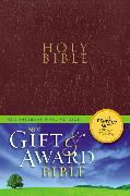 NIV, Gift and Award Bible, Leather-Look, Burgundy, Red Letter Edition