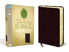 NIV, Reference Bible, Giant Print, Bonded Leather, Burgundy, Red Letter Edition