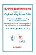 4,114 Definitions from the Defined King James Bible
