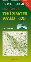 Naturpark Thüringer Wald 1 : 140 000 Übersichtskarte