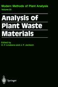 Analysis of Plant Waste Materials