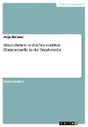 Minderheiten in den Streitkräften: Homosexuelle in der Bundeswehr