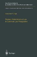 German Administrative Law in Common Law Perspective