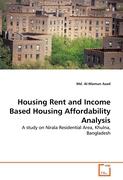 Housing Rent and Income Based Housing Affordability Analysis