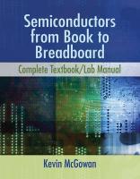 Semiconductors from Book to Breadboard: Complete Textbook/Lab Manual