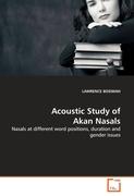 Acoustic Study of Akan Nasals