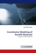 Constitutive Modeling of Rockfill Materials