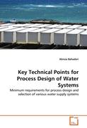 Key Technical Points for Process Design of Water Systems