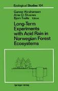 Long-Term Experiments with Acid Rain in Norwegian Forest Ecosystems