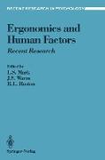 Ergonomics and Human Factors