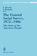 The General Social Survey, 1972¿1986