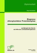 Biogenese chloroplastidärer Proteinkomplexe am Beispiel der Gerste mit Hilfe der 2-D-Gelelektrophorese