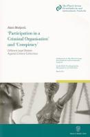 'Participation in a Criminal Organisation' and 'Conspiracy'