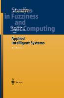 Applied Intelligent Systems