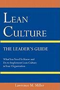 Lean Culture - The Leader's Guide