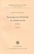 Etymologisches Wörterbuch des Altindoarischen / Band III