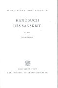Handbuch des Sanskrit / Texte und Glossar