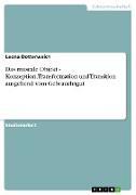 Das museale Objekt - Konzeption,Transformation und Transition ausgehend vom Gebrauchsgut