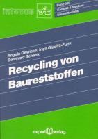 Recycling von Baureststoffen