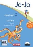 Jo-Jo Sprachbuch, Allgemeine Ausgabe 2011, 2. Schuljahr, Arbeitsheft in Schulausgangsschrift, Mit CD-ROM