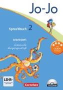 Jo-Jo Sprachbuch, Allgemeine Ausgabe 2011, 2. Schuljahr, Arbeitsheft in Lateinischer Ausgangsschrift, Mit CD-ROM