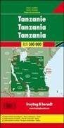 Tansania, Autokarte 1:1,3 Mio