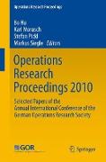 Operations Research Proceedings 2010