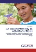 An experimental Study on Cultural Affordances