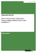 Kälte, dissoziiertes Subjekt und Transzendenz in Franz Kafkas ¿Der Kübelreiter¿