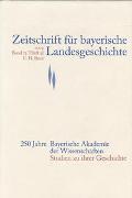 Zeitschrift für bayerische Landesgeschichte Band 72 Heft 2/2009