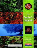 The Teacher's Daybook, 2011-2012 Edition: Time to Teach, Time to Learn, Time to Live