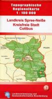 Landkreis Spree-Neisse / Kreisfreie Stadt Cottbus 1 : 100 000