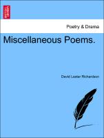 Miscellaneous Poems