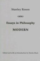 Essays in Philosophy: Modern