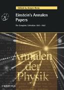 Einstein's Annalen Papers
