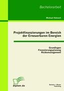 Projektfinanzierungen im Bereich der Erneuerbaren Energien: Grundlagen, Finanzierungsplanung, Risikomanagement