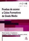 Pruebas de acceso a ciclos formativos de grado medio : Andalucía : parte social y ciudadano, geografía , historia, ciudadanía y percepción artística