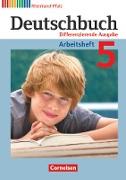 Deutschbuch, Sprach- und Lesebuch, Differenzierende Ausgabe Rheinland-Pfalz 2011, 5. Schuljahr, Arbeitsheft mit Lösungen