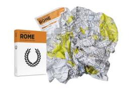 Rome Crumpled City Map