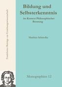 Bildung und Selbsterkenntnis im Kontext Philosophischer Beratung