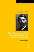 Max Weber zwischen Heinrich Rickert und Johannes von Kries