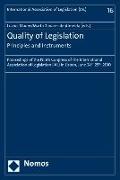 Quality of legislation - Principles and Instruments