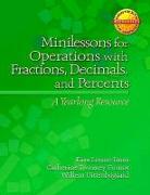 Minilessons for Operations with Fractions, Decimals, and Percents