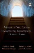 Manual of Panic Focused Psychodynamic Psychotherapy - Extended Range