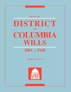 Index to District of Columbia Wills, 1801-1920
