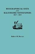 Biographical Data from Baltimore Newspapers, 1817-1819