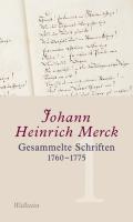 Gesammelte Schriften 1760-1775 - Historisch-kritische und kommentierte Ausgabe