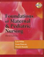 Foundations of Maternal & Pediatric Nursing (Book Only)