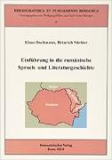 Einführung in die rumänische Sprach- und Literaturgeschichte