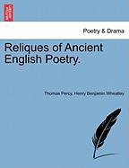 Reliques of Ancient English Poetry. Vol. III